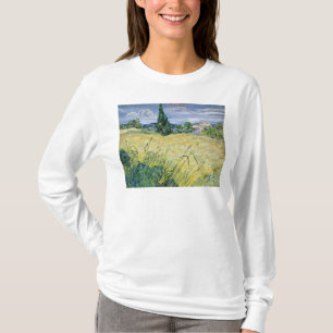 Vincent van Gogh Landscape with Green Corn, 1889 T-Shirt