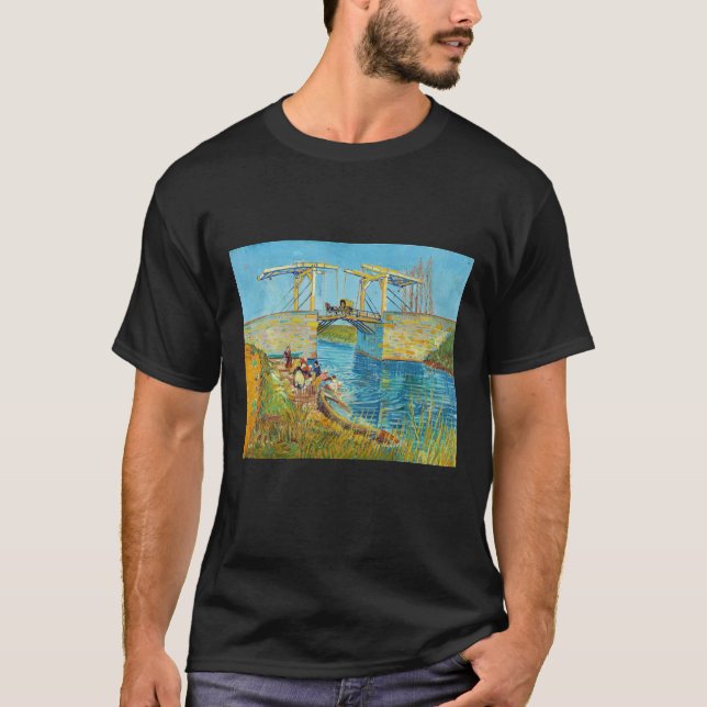 Vincent van Gogh - Langlois Bridge at Arles #1 T-Shirt (Front)