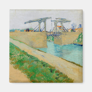 Vincent van Gogh - Langlois Bridge at Arles #2 Magnet