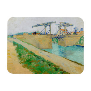 Vincent van Gogh - Langlois Bridge at Arles #2 Magnet