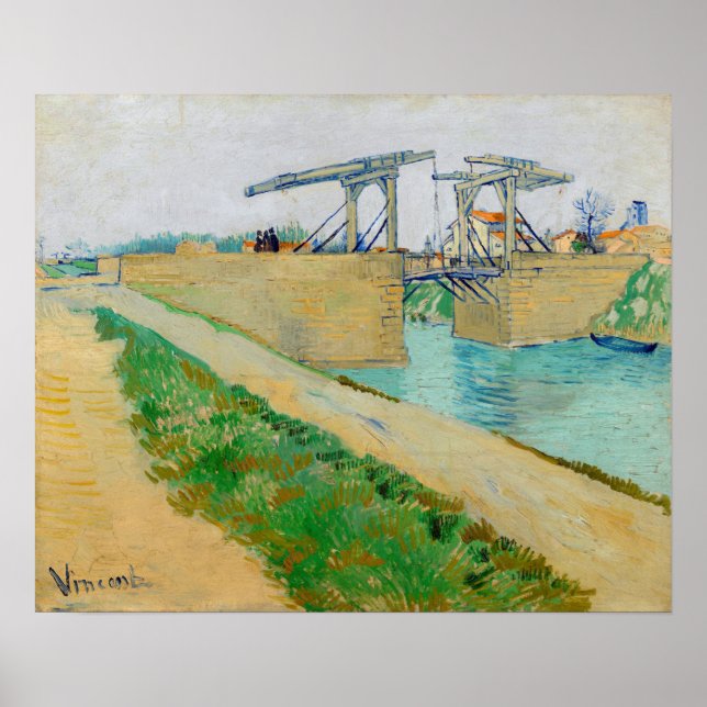 Vincent van Gogh - Langlois Bridge at Arles #2 Poster (Front)