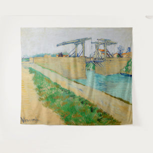 Vincent van Gogh - Langlois Bridge at Arles #2 Tapestry