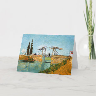 Vincent van Gogh - Langlois Bridge at Arles #3 Card