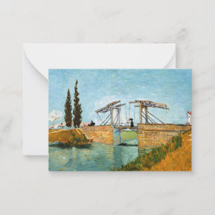 Vincent van Gogh - Langlois Bridge at Arles #3 Card
