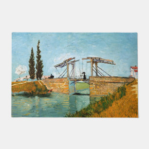 Vincent van Gogh - Langlois Bridge at Arles #3 Doormat