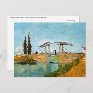 Vincent van Gogh - Langlois Bridge at Arles #3 Postcard