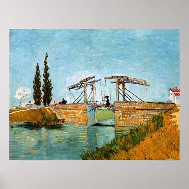 Vincent van Gogh - Langlois Bridge at Arles #3 Poster (Front)