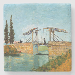 Vincent van Gogh - Langlois Bridge at Arles #3 Stone Coaster