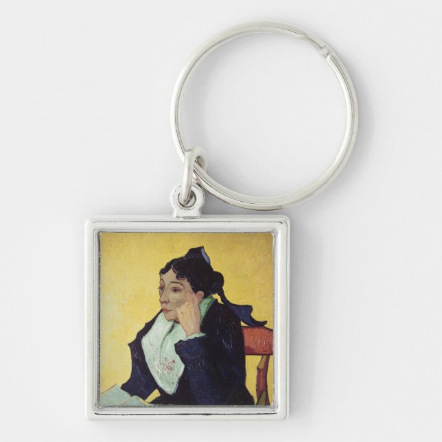 Vincent van Gogh | L'Arlesienne  1888 Key Ring (Front)