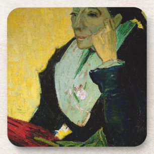 Vincent van Gogh L'Arlesienne, detail, 1888 Coaster