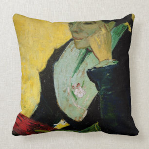 Vincent van Gogh L'Arlesienne, detail, 1888 Cushion