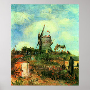 Vincent van Gogh, Le Moulin de la Galette 3, Poster