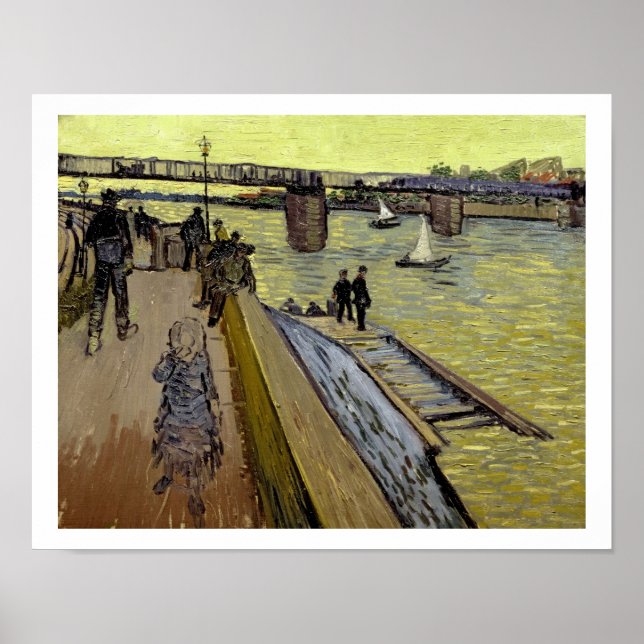 Vincent van Gogh | Le Pont de Trinquetaille Arles Poster (Front)
