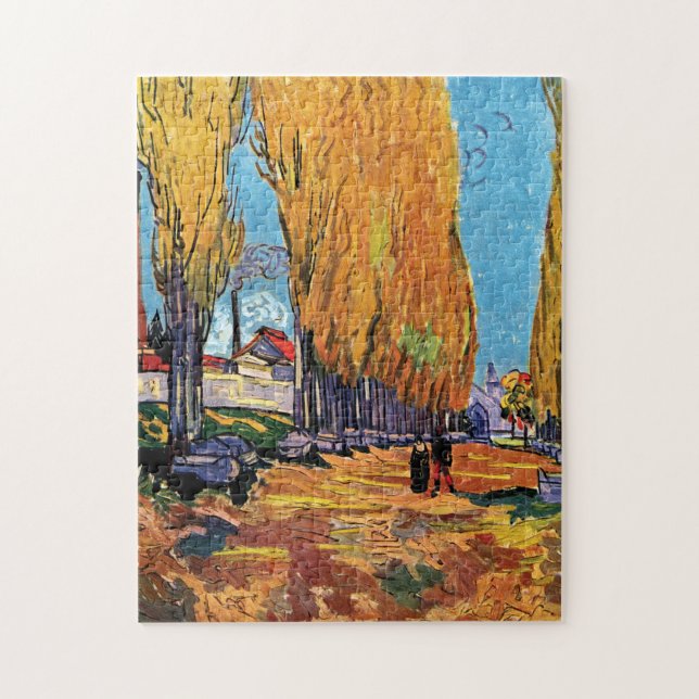 Vincent Van Gogh - Les Alyscamps Autumn Landscape Jigsaw Puzzle (Vertical)