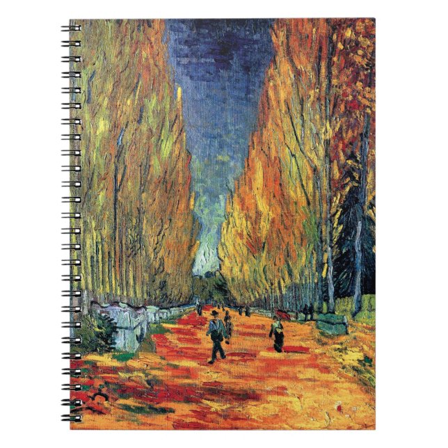 Vincent Van Gogh - Les Alyscamps Notebook (Front)