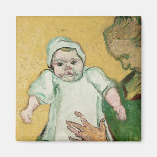 Vincent van Gogh Madame Roulin and her baby Magnet