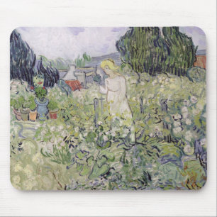 Vincent van Gogh Mademoiselle Gachet in garden Mouse Pad