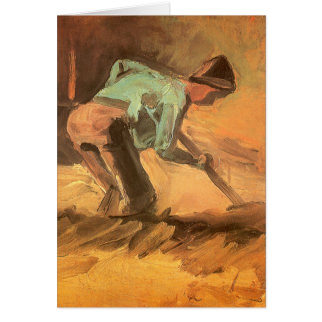 Vincent van Gogh - Man Stooping w Stick or Spade (Front)