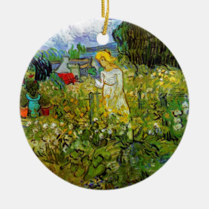 Vincent Van Gogh - Marguerite Gachet In The Garden Ceramic Ornament