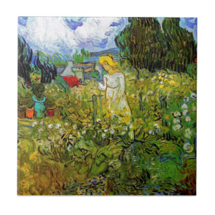 Vincent Van Gogh - Marguerite Gachet In The Garden Ceramic Tile
