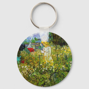 Vincent Van Gogh - Marguerite Gachet In The Garden Key Ring