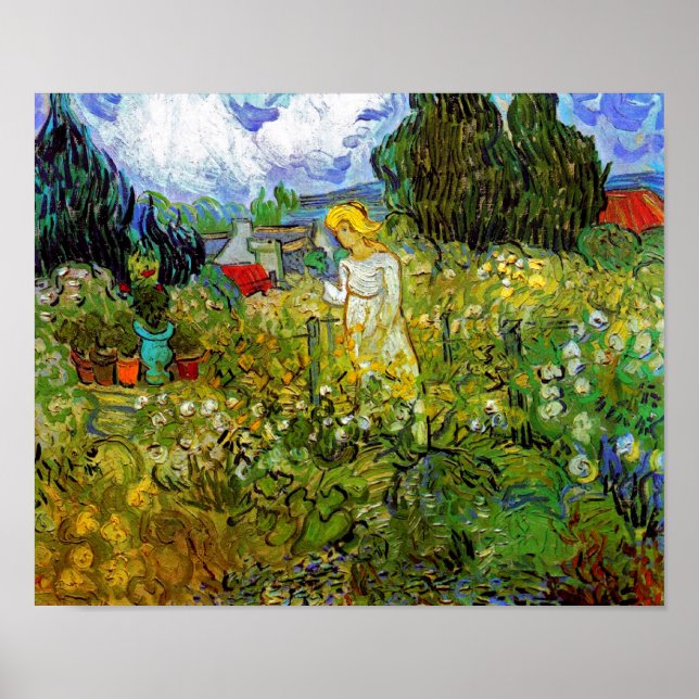 Vincent Van Gogh - Marguerite Gachet In The Garden Poster (Front)