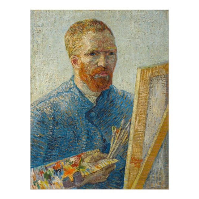 Vincent Van Gogh Master Artisan Self Portrait Photo Print (Front)