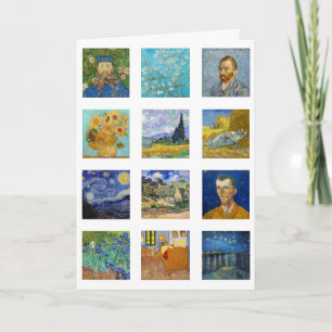 Vincent Van Gogh - Masterpieces Grid Card
