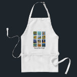 Vincent Van Gogh - Masterpieces Grid Standard Apron<br><div class="desc">Vincent Van Gogh - Masterpieces Grid</div>