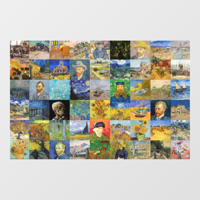 Vincent van Gogh - Masterpieces Mosaic Patchwork (Sheet)