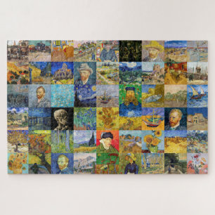 Vincent van Gogh - Masterpieces Mosaic Patchwork Jigsaw Puzzle