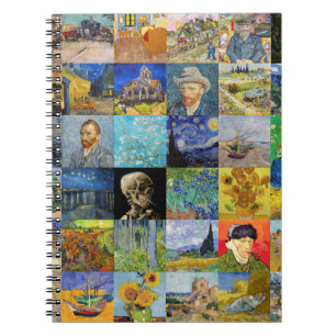 Vincent van Gogh - Masterpieces Mosaic Patchwork Notebook