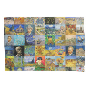 Vincent van Gogh - Masterpieces Mosaic Patchwork Pillowcase