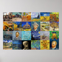 Vincent van Gogh - Masterpieces Mosaic Patchwork