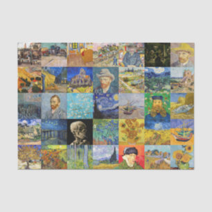 Vincent van Gogh - Masterpieces Mosaic Patchwork Tissue Paper