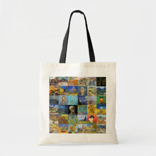 Vincent van Gogh - Masterpieces Mosaic Patchwork Tote Bag