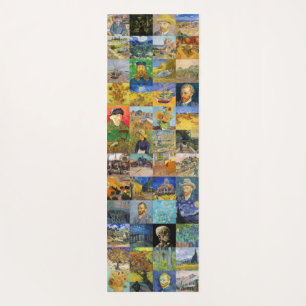Vincent van Gogh - Masterpieces Mosaic Patchwork Yoga Mat