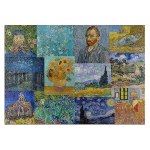 Vincent Van Gogh - Masterpieces Patchwork Cutting Board