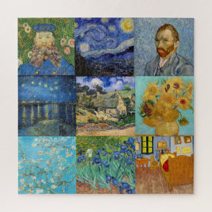 Vincent Van Gogh - Masterpieces Patchwork Jigsaw Puzzle