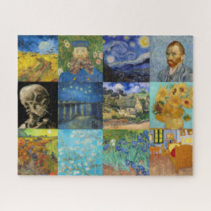 Vincent Van Gogh - Masterpieces Patchwork Jigsaw Puzzle