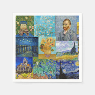 Vincent Van Gogh - Masterpieces Patchwork Napkin