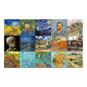 Vincent Van Gogh - Masterpieces Patchwork Photo Print
