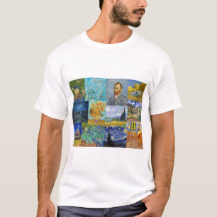 Vincent Van Gogh - Masterpieces Patchwork T-Shirt