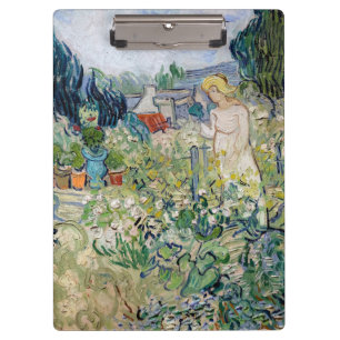 Vincent van Gogh - Miss Gachet in her Garden Clipboard