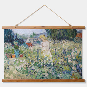 Vincent van Gogh - Miss Gachet in her Garden Hanging Tapestry