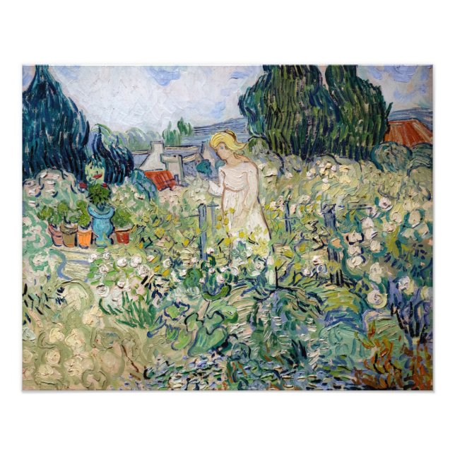 Vincent van Gogh - Miss Gachet in her Garden Photo Print (Front)