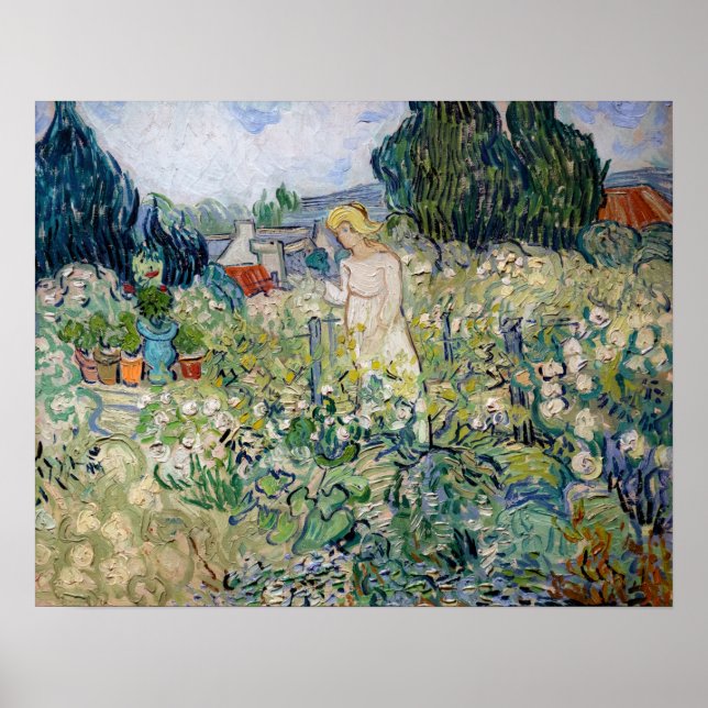 Vincent van Gogh - Miss Gachet in her Garden Poster (Front)