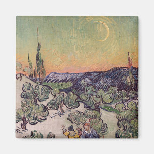 Vincent van Gogh   Moonlit Landscape, 1889 Magnet