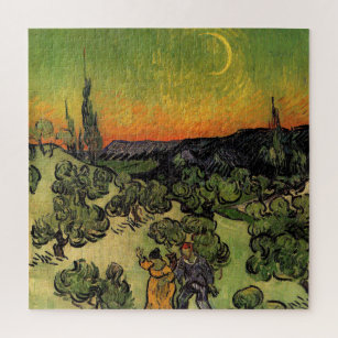 Vincent Van Gogh Moonlit Landscape Jigsaw Puzzle