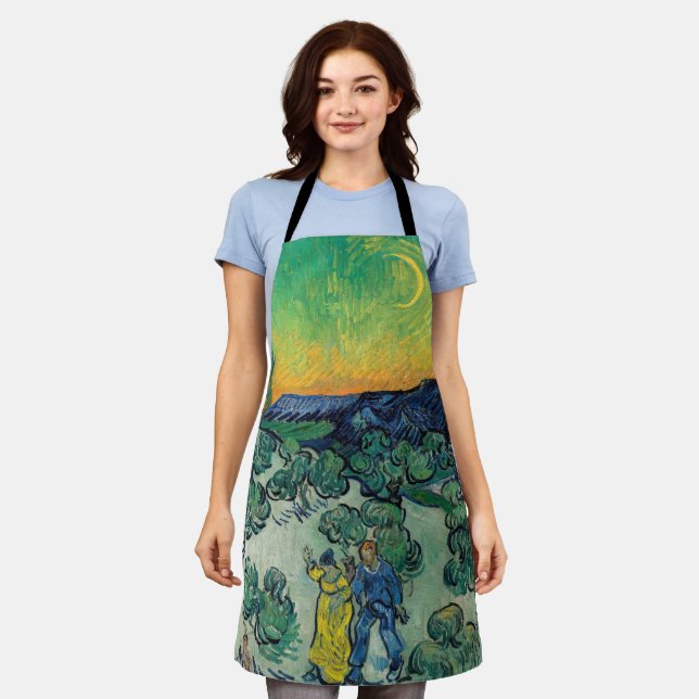 Vincent van Gogh - Moonlit Landscape with Couple Apron (Worn)